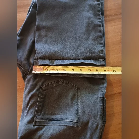 Westbound Womens 14 Short Black Jeans/Pants Pull On Style Faded Black/Charcoal - Picture 8 of 9